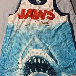 Jaws mesh tank top